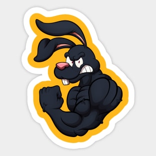 Strong Bunny Sticker